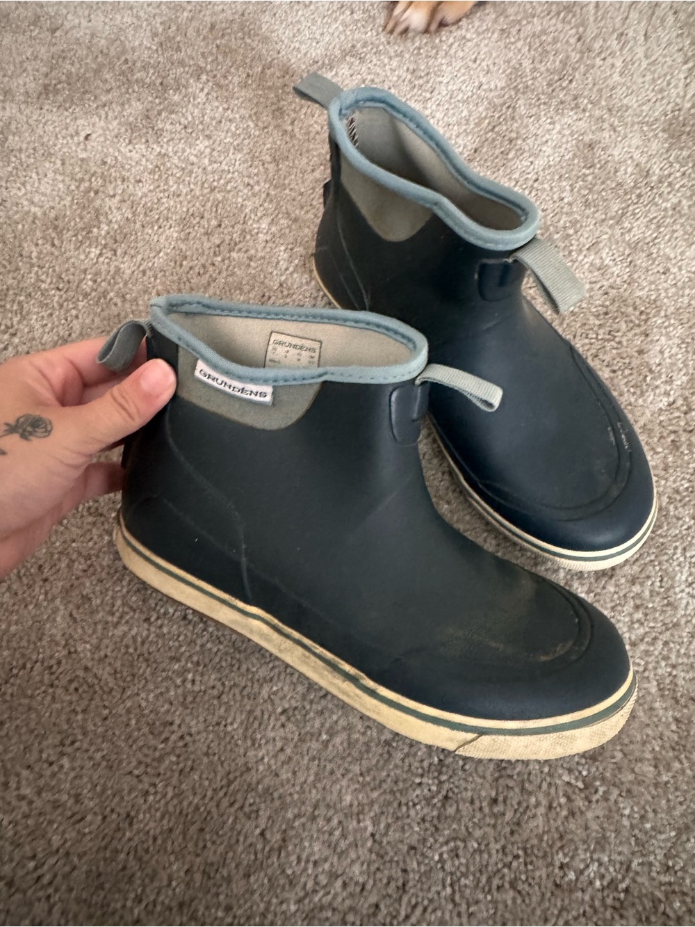 Grundens blue Waterproof Rain Boots